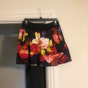 Ted Baker Floral Mini Skirt